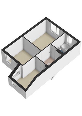 Plattegrond - Fossielenerf 538, 6413 MK Heerlen - Fossielenerf 538 Heerlen - Verdieping 3D.jpg